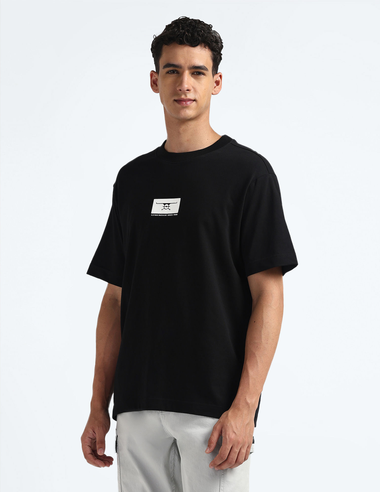 Flying Machine Relaxed Cotton T-Shirt