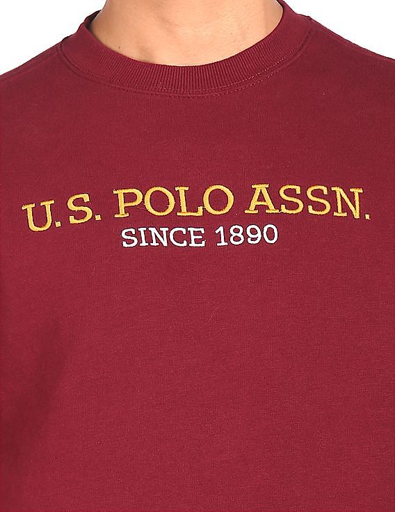 U.S. Polo Assn. Denim Co. Crew Neck Embroidered Logo Sweatshirt