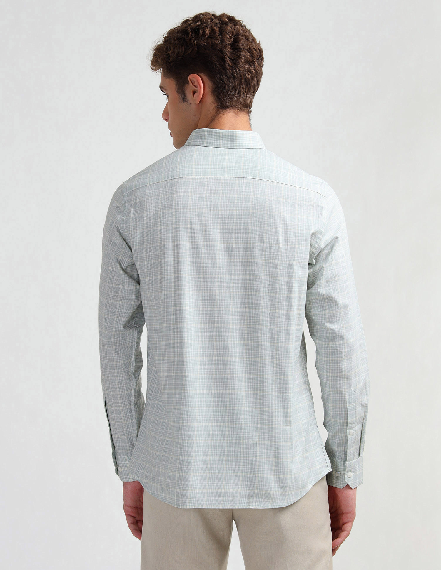 Buy Arrow Pure Cotton Liberty Classic Fit Shirt