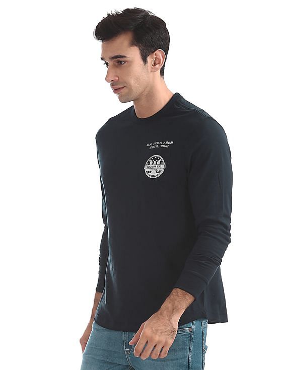 U.S. Polo Assn. Denim Co. Chest Pocket Long Sleeve T-Shirt