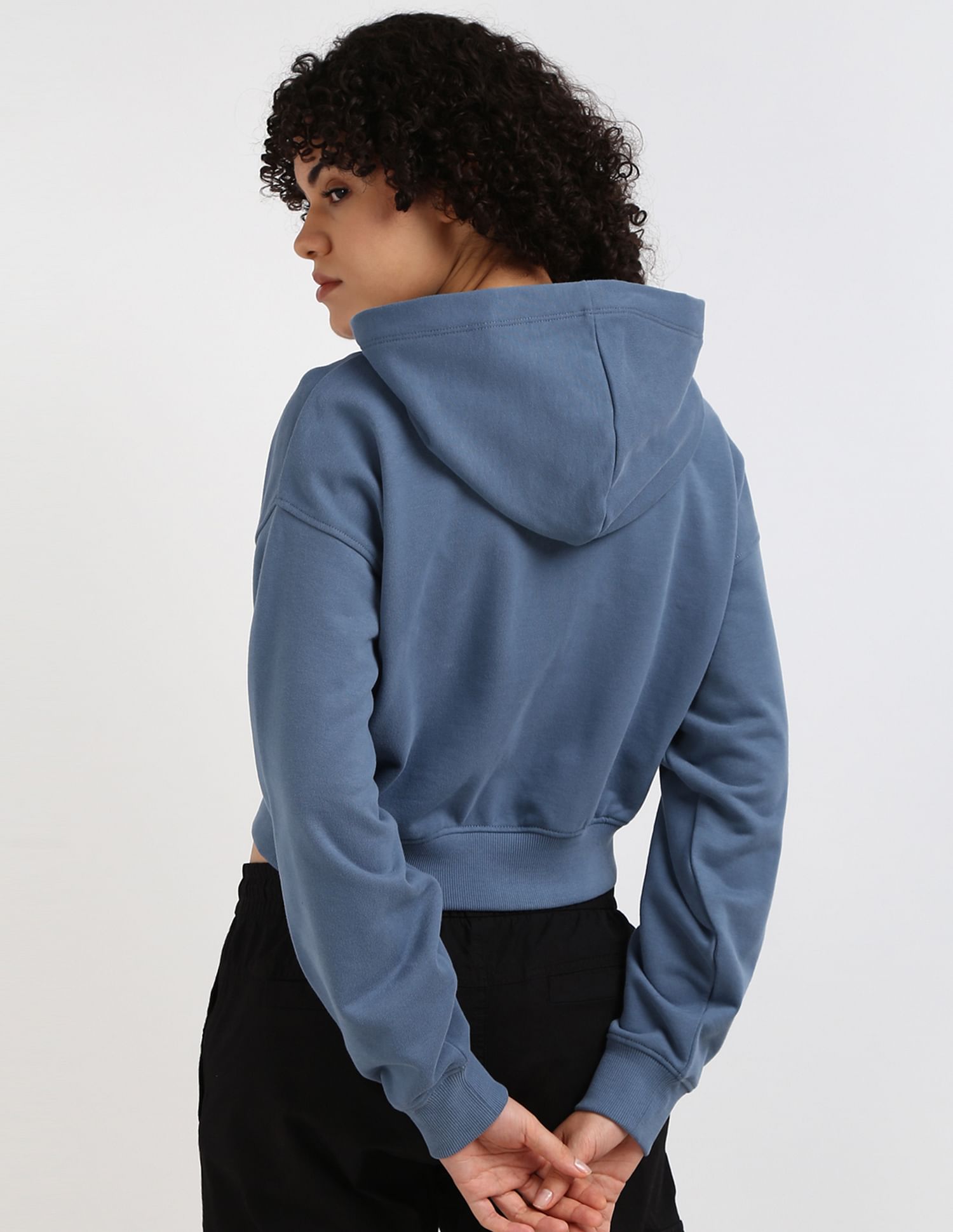 Buy Calvin Klein Jeans Cropped Zip Through Sweatshirt