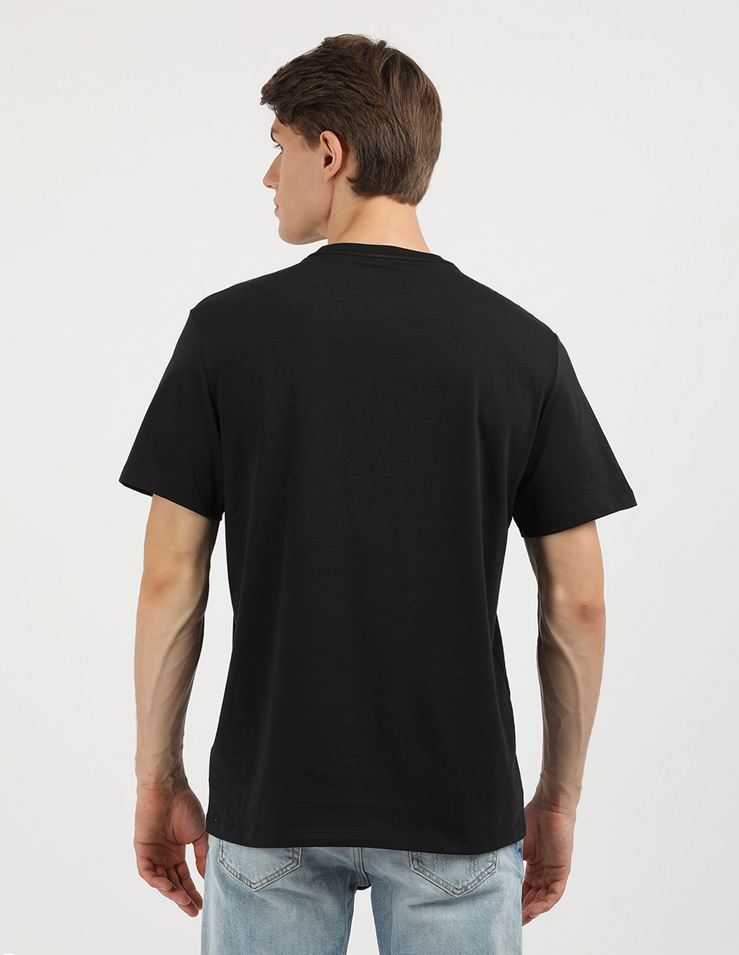 Calvin Klein Jeans Text Monogram Crew Neck T-Shirt