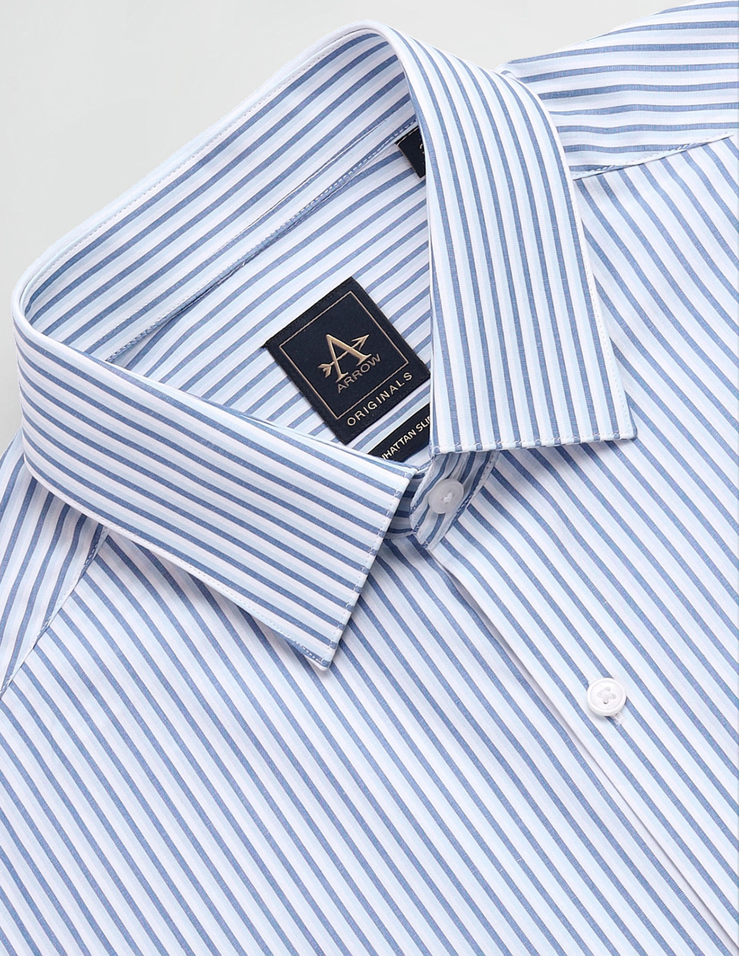 Arrow Vertical Stripe Dobby Shirt