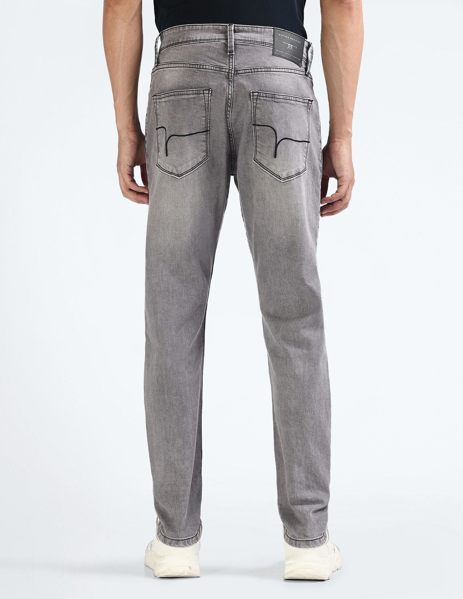 Flying Machine Slim Tapered Fit Mid Rise Jeans