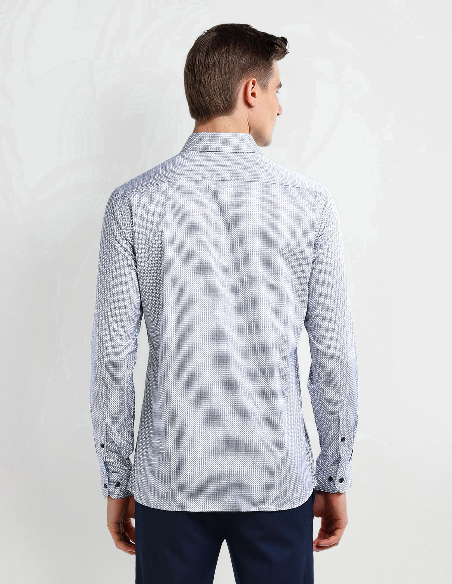 Arrow All-over Print Cotton Shirt