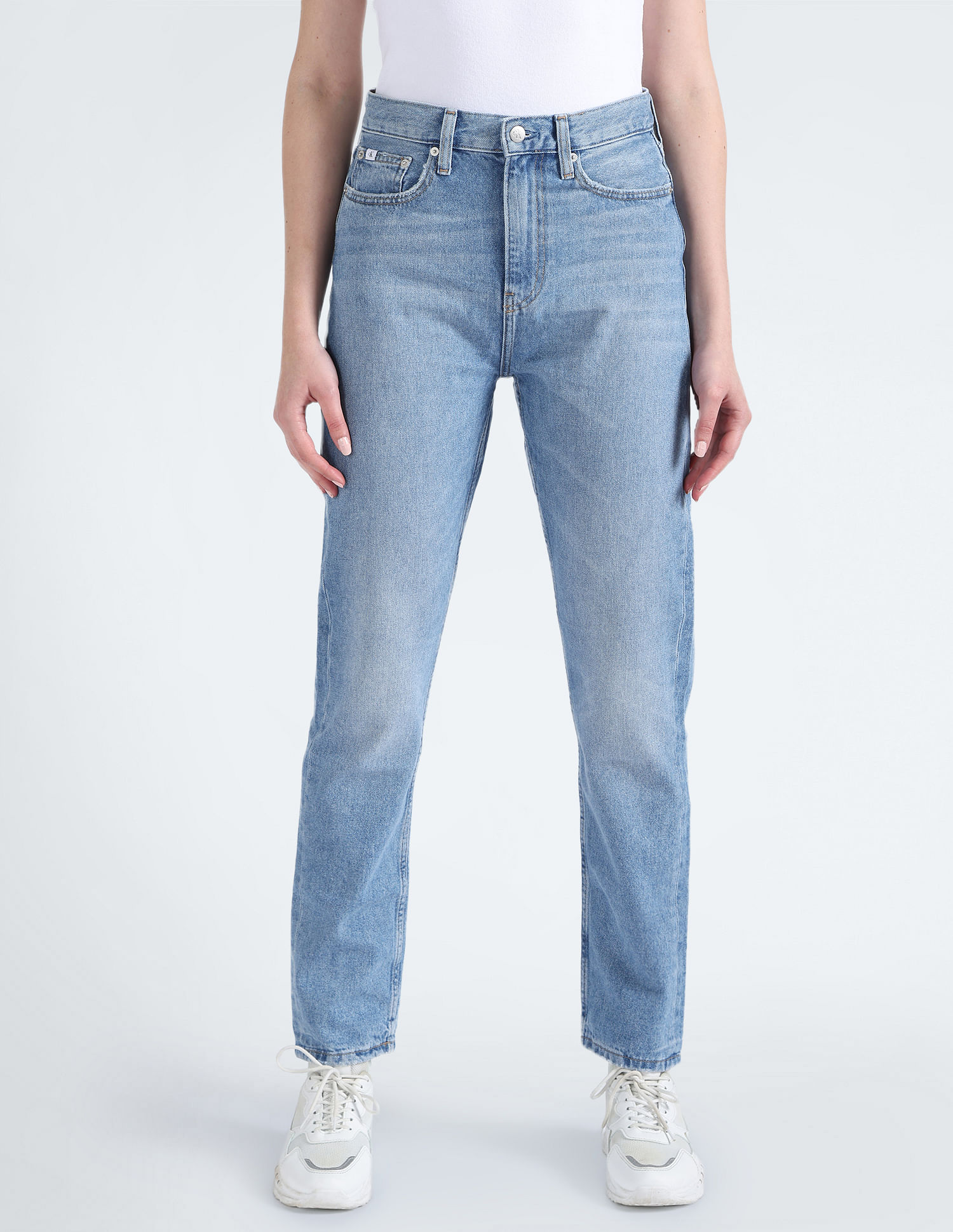 Calvin Klein Authentic Slim Straight Fit Cotton Jeans