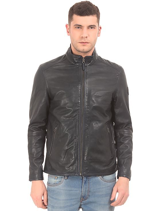 polo biker jacket