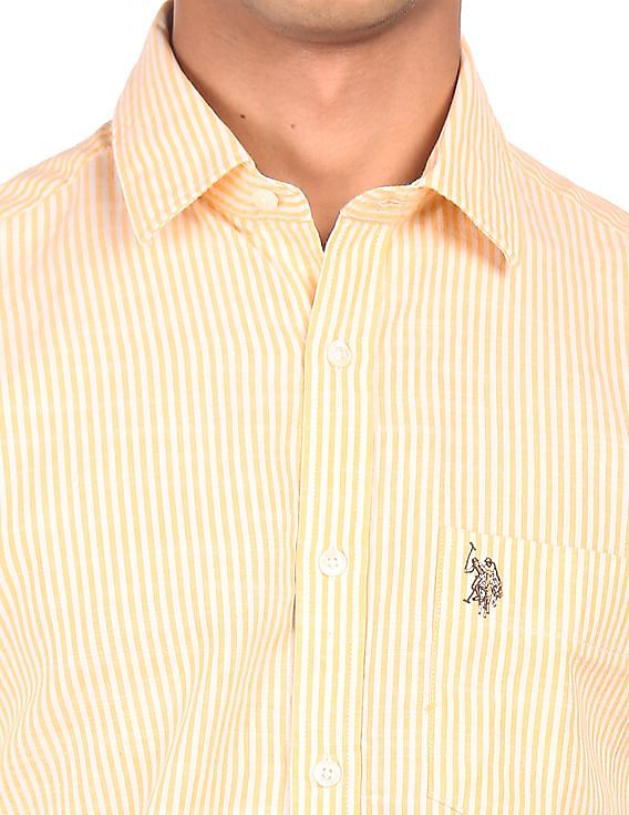 U.S. Polo Assn. Short Sleeve Striped Casual Shirt