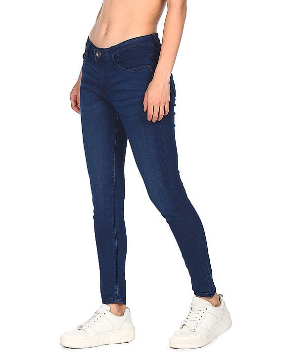 Flying Machine Women Mid Rise Skinny Fit Jeans
