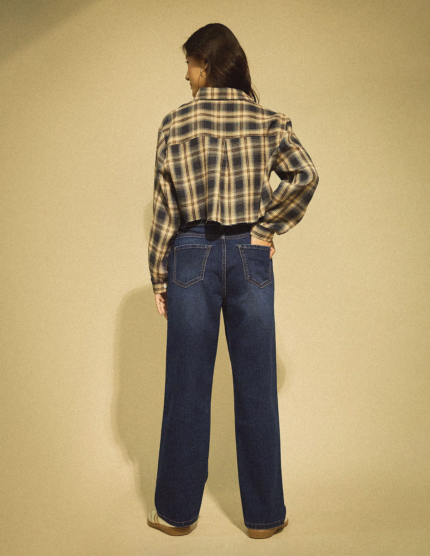 Flying Machine Women Straight Fit Pocket Detailed Jeans
