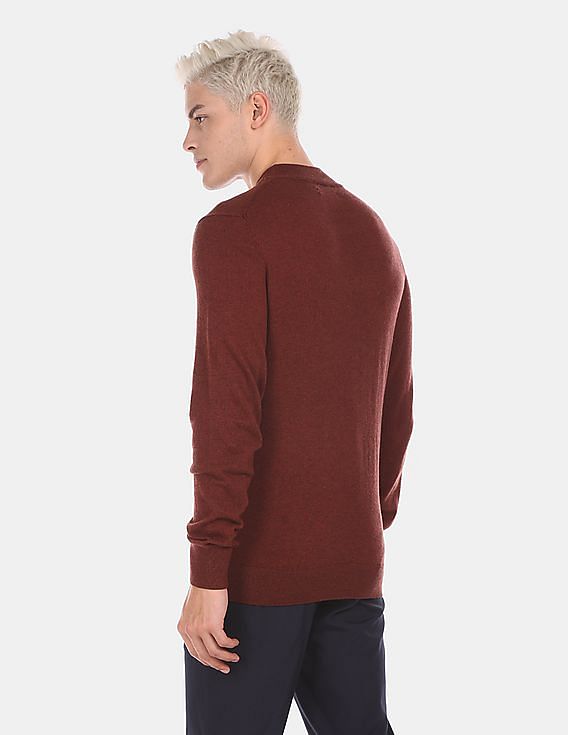 U.S. Polo Assn. High Neck Solid Sweater