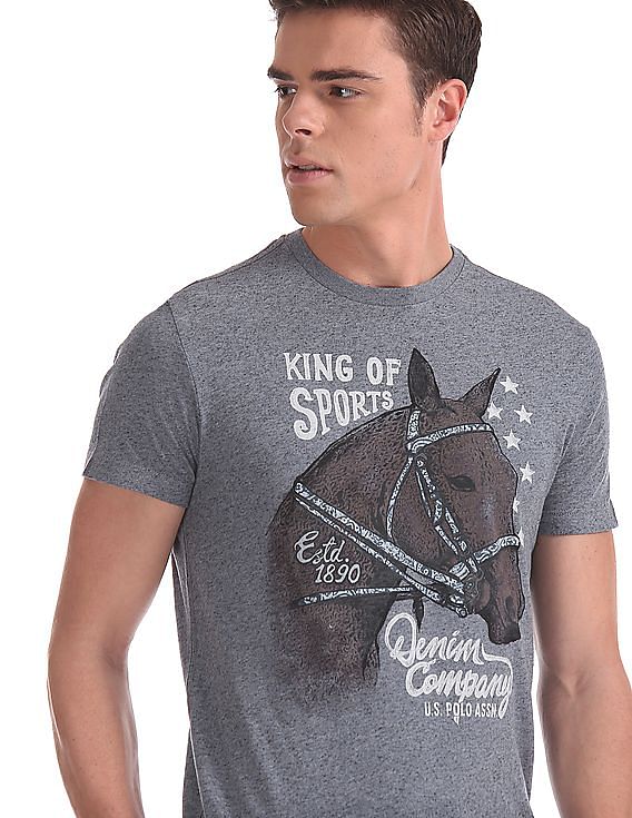 U.S. Polo Assn. Denim Co. Crew Neck Printed T-Shirt
