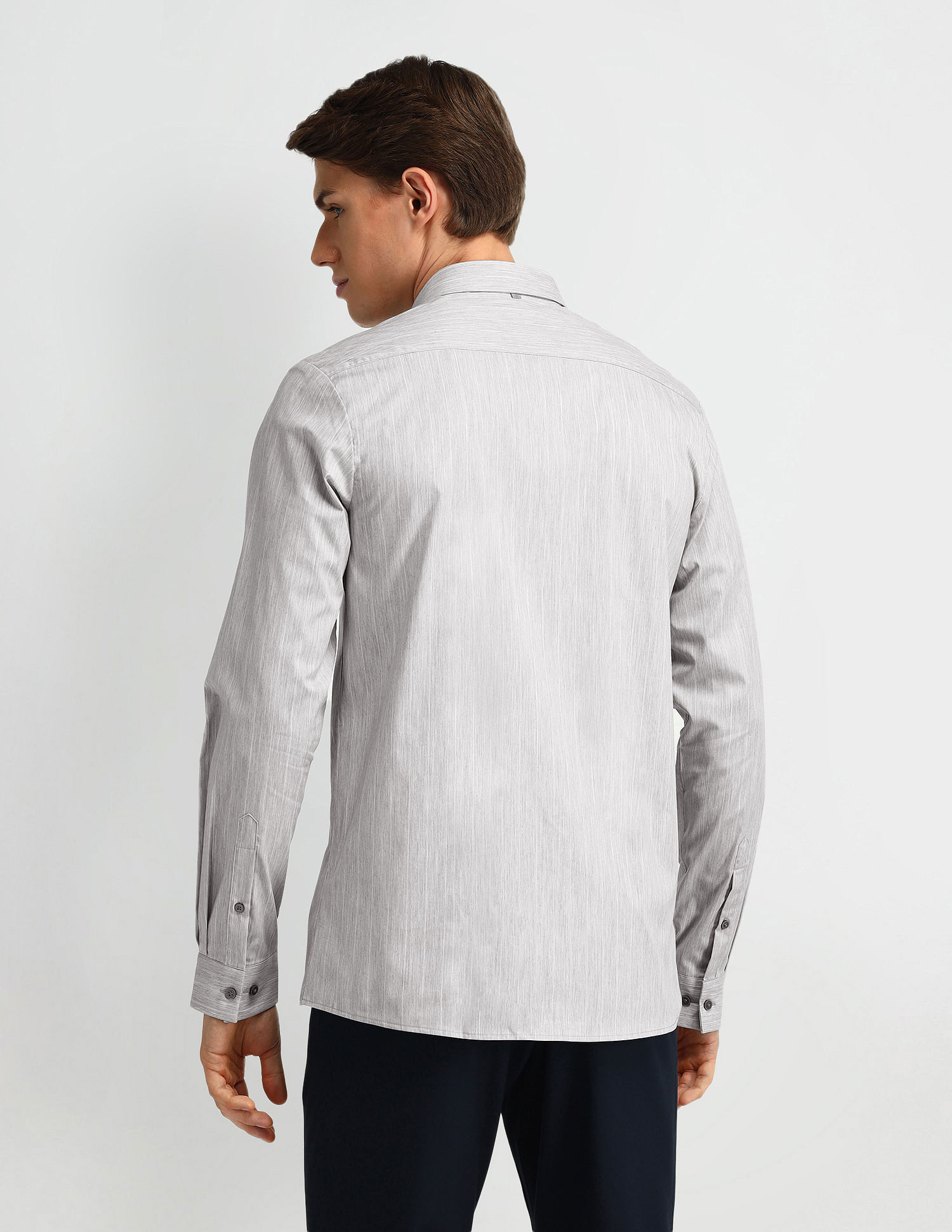 Arrow Newyork Brooklyn Ultra Slim Fit Vertical Striped Shirt