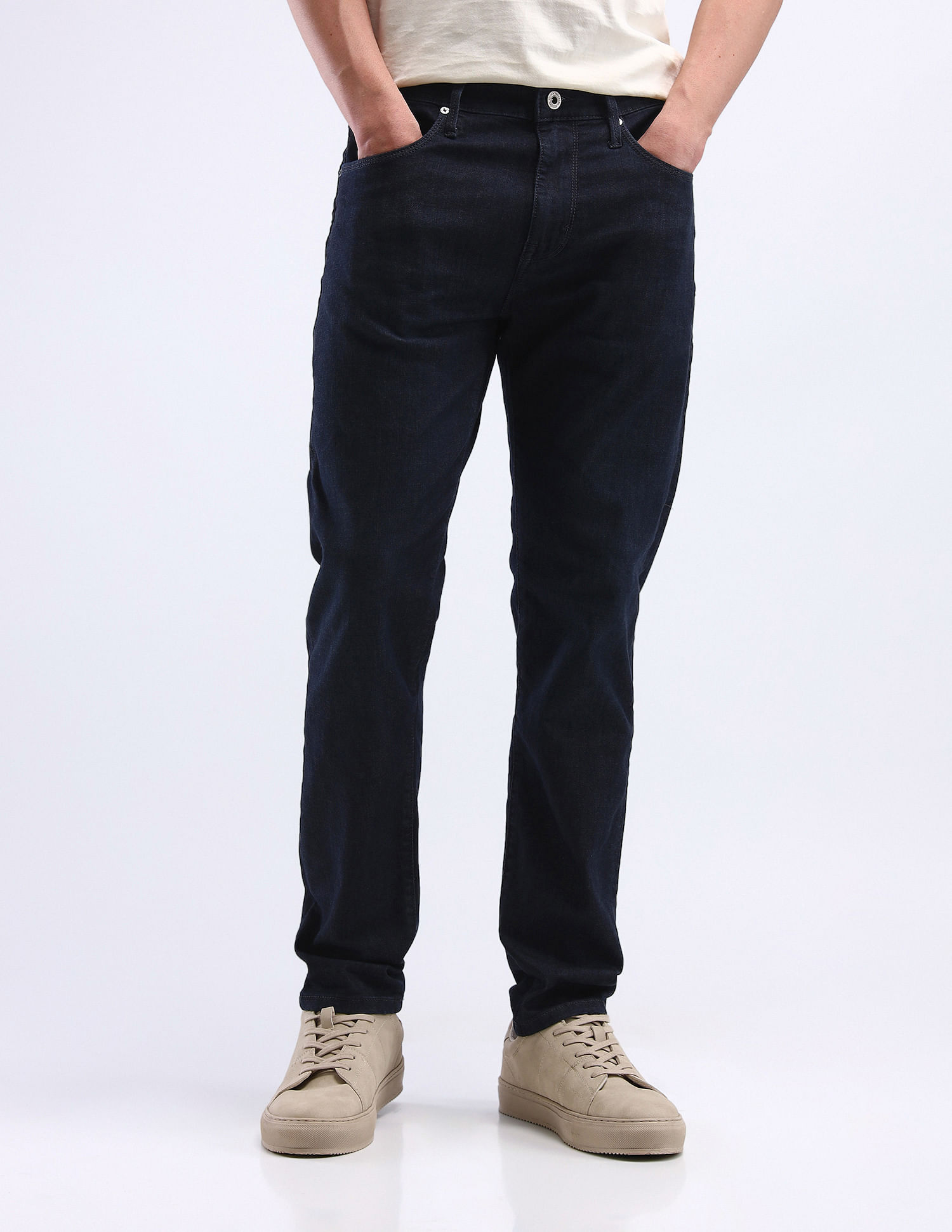 Flying Machine Mid Rise Slim Tapered Fit Jeans
