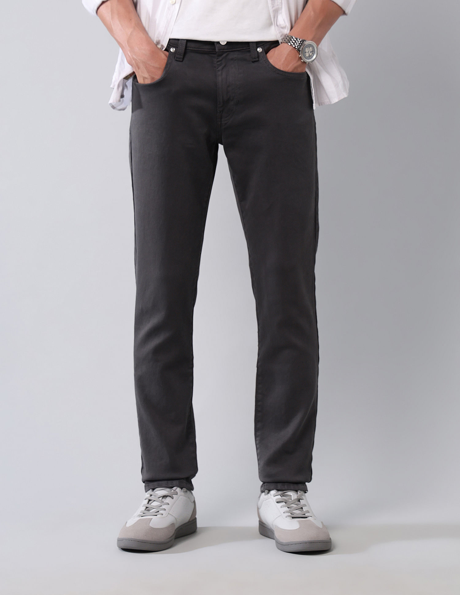 U.S. Polo Assn. Denim Co. Brandon Slim Tapered Fit Grey Jeans