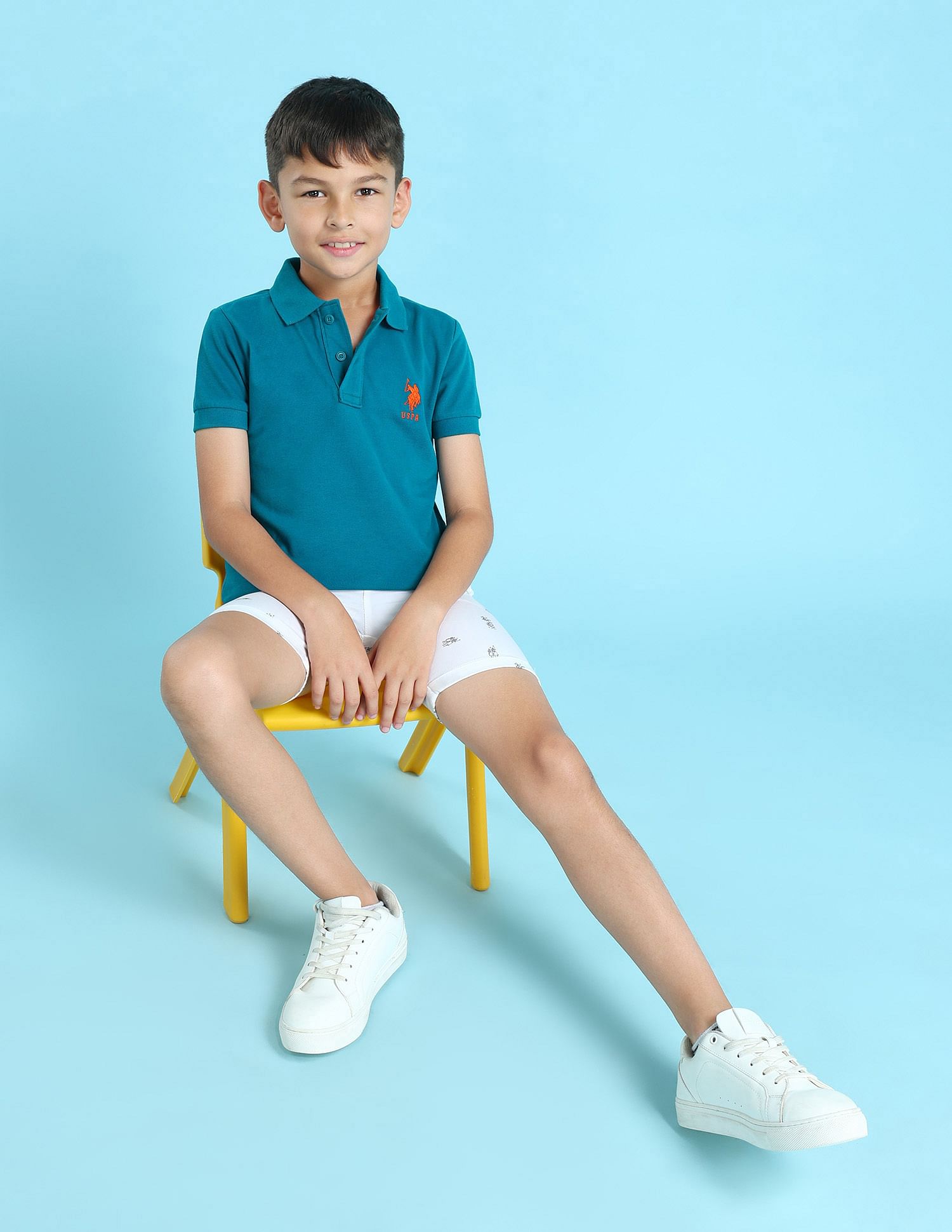 U.S. Polo Assn. Kids Boys Cotton Pique Polo Shirt
