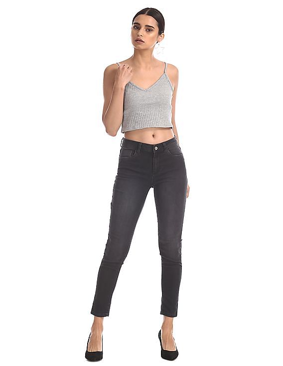 Flying Machine Women Veronica Skinny Fit Mid Rise Jeans