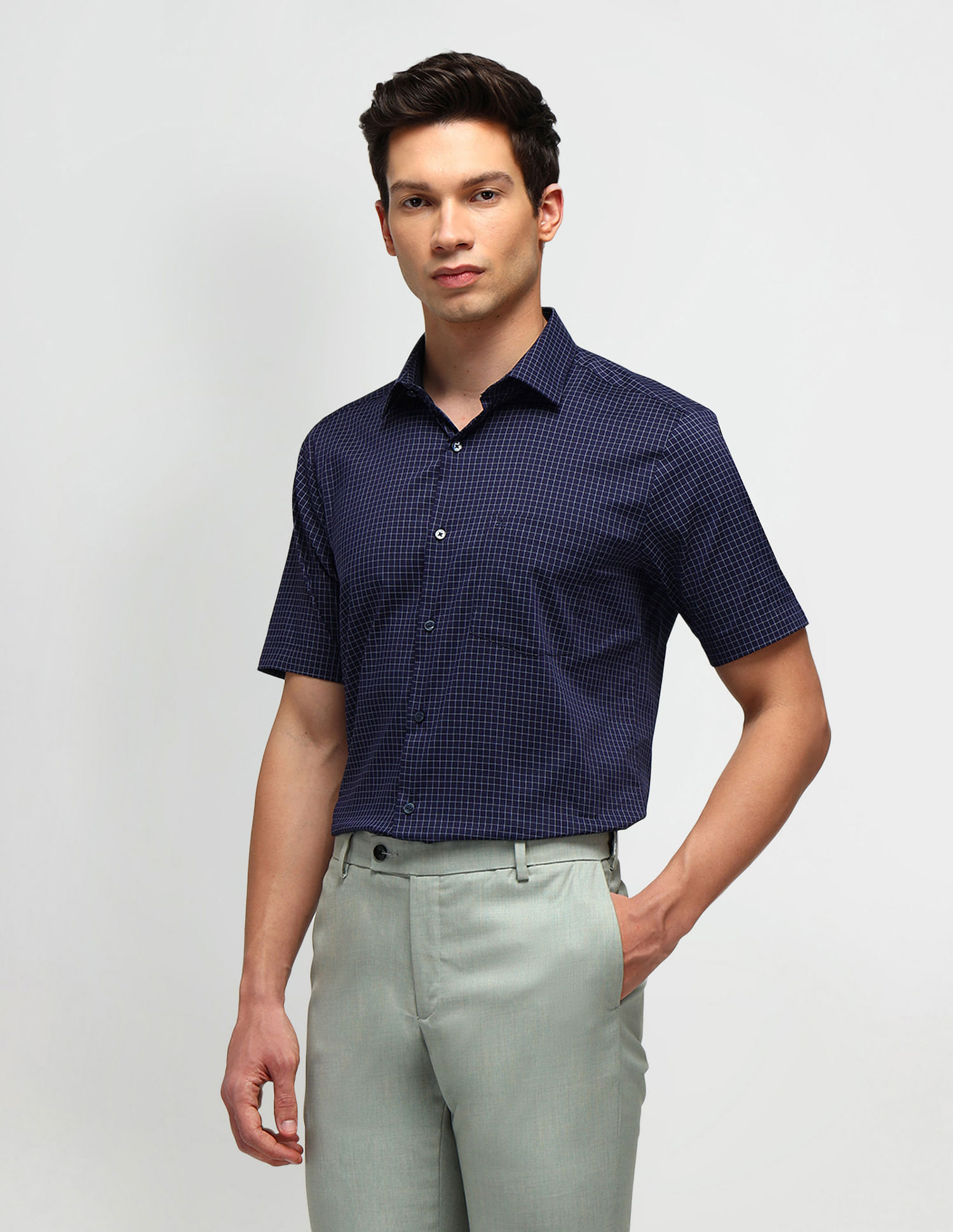 Arrow Dobby All-Over Pattern Shirt