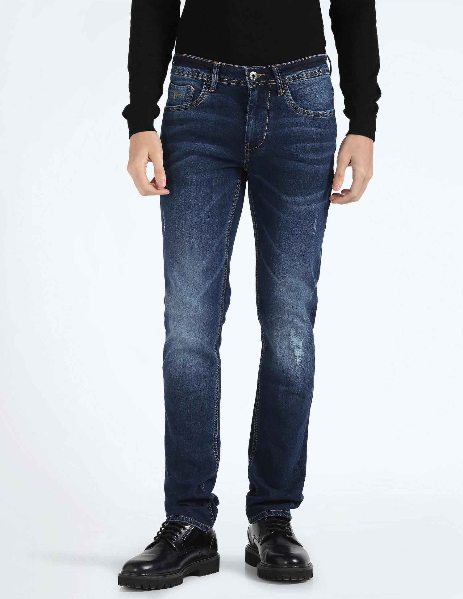 Flying Machine Mid Rise Slim Fit Jeans