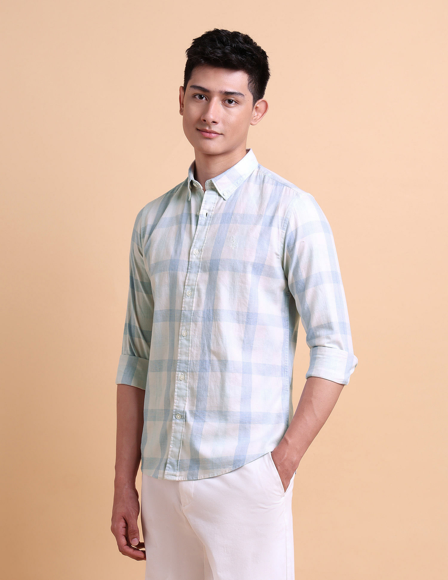 U.S. Polo Assn. Dobby Cotton Shirt