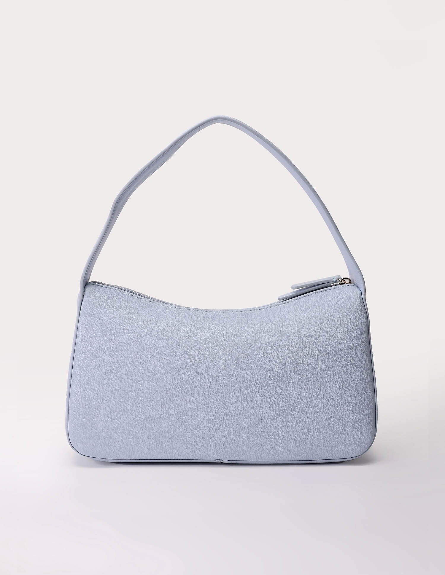Tommy Hilfiger Solid Blue Pu Shoulder Bag