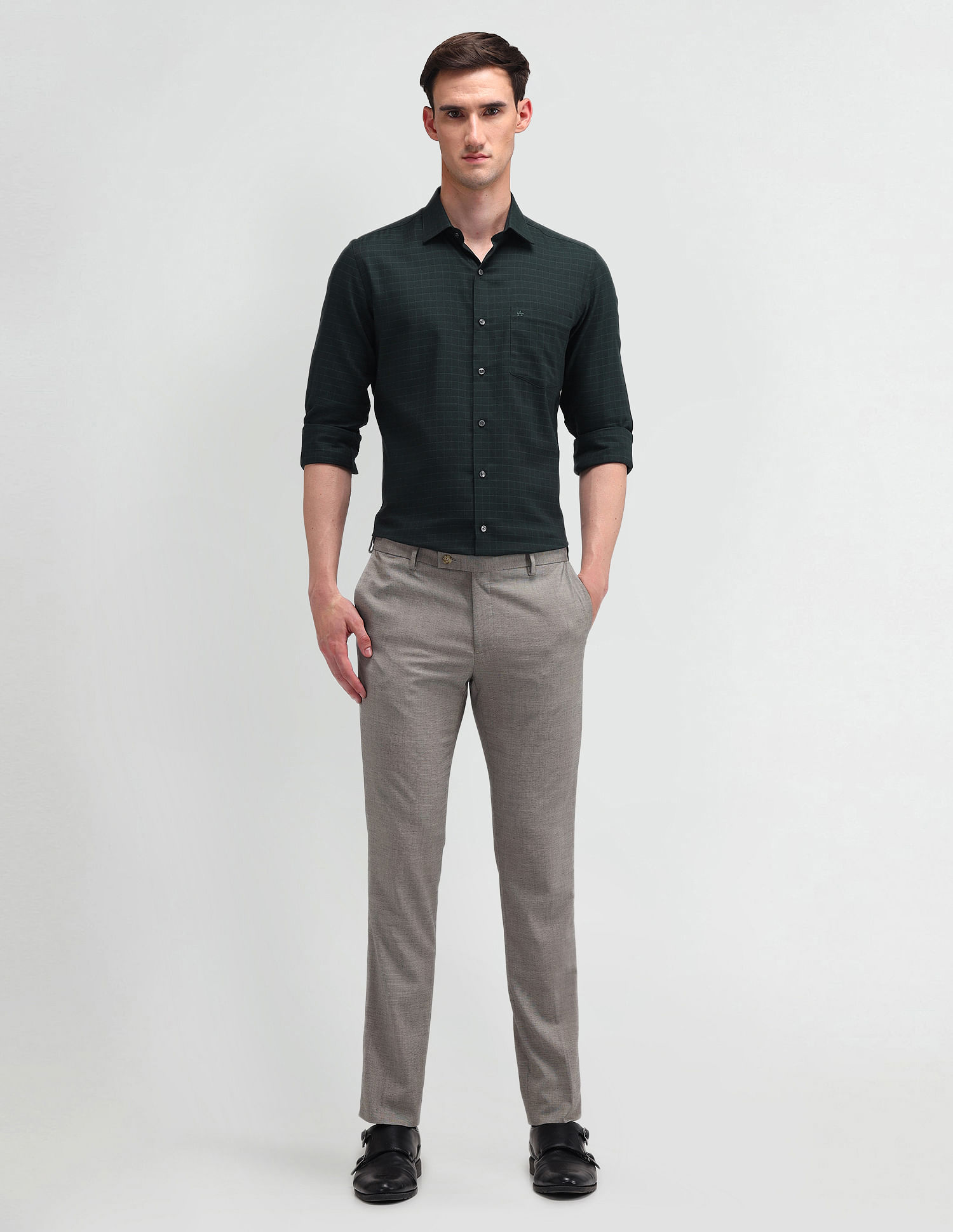 Arrow Liberty Classic Windowpane Checked Shirt