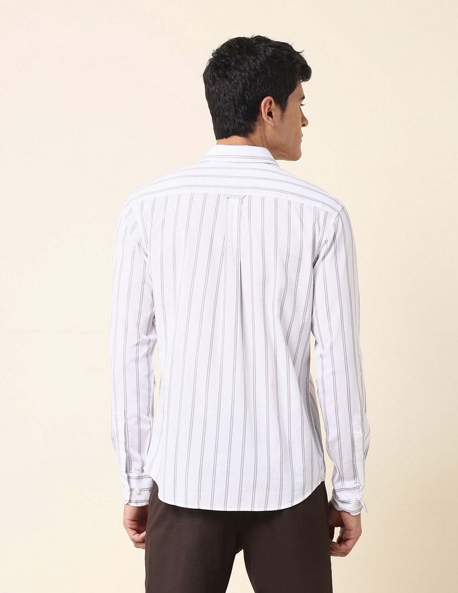 U.S. Polo Assn. Vertical Striped Tailored Fit Shirt