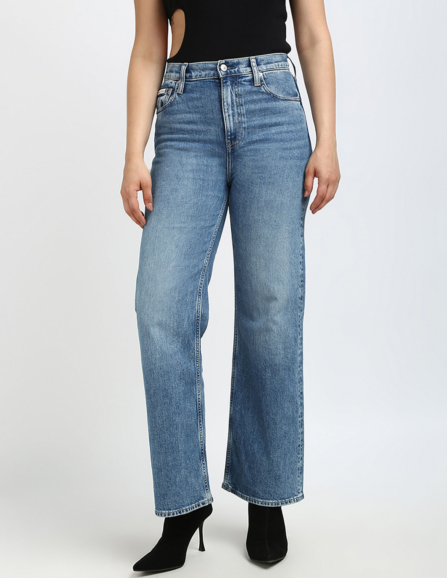 Calvin Klein Jeans Wide Leg Fit Jeans
