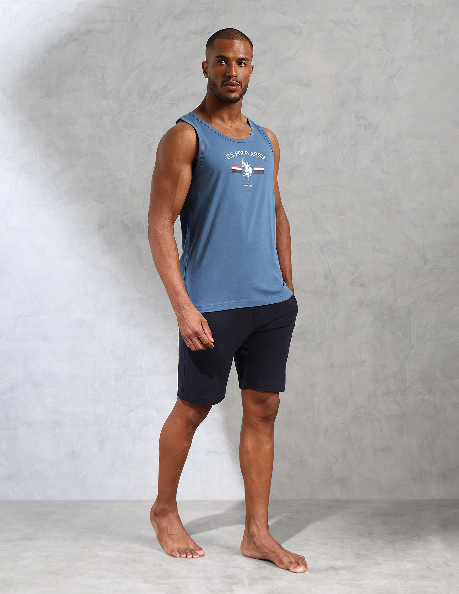 U.S. Polo Assn. Brand Print Comfort Fit OEV02 Vest - Pack Of 1