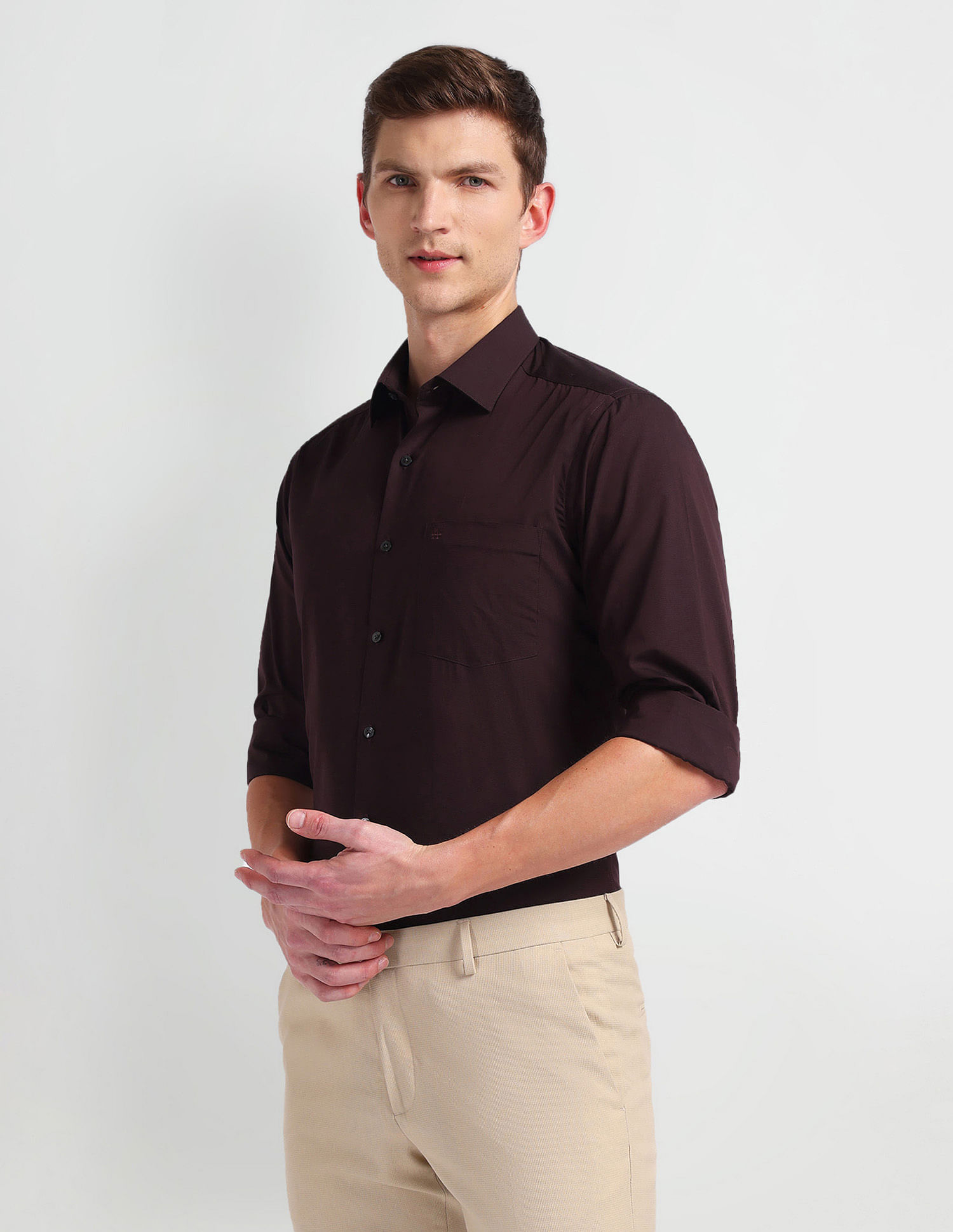 Arrow Solid Dobby Shirt