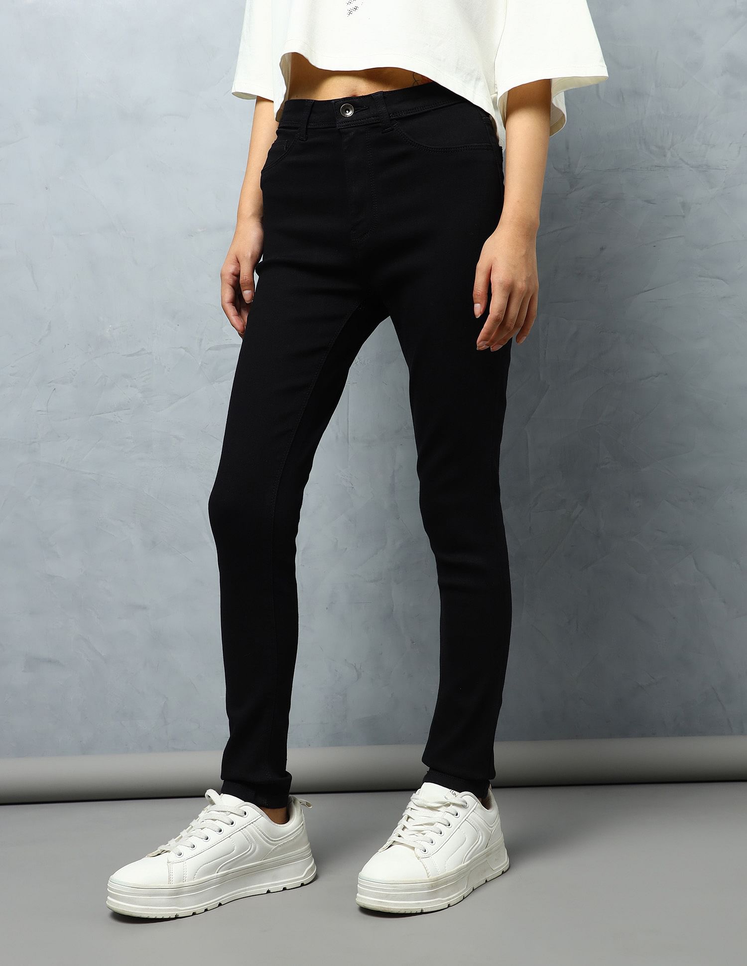 Flying Machine Women High Rise Betty Slim Fit Jeggings