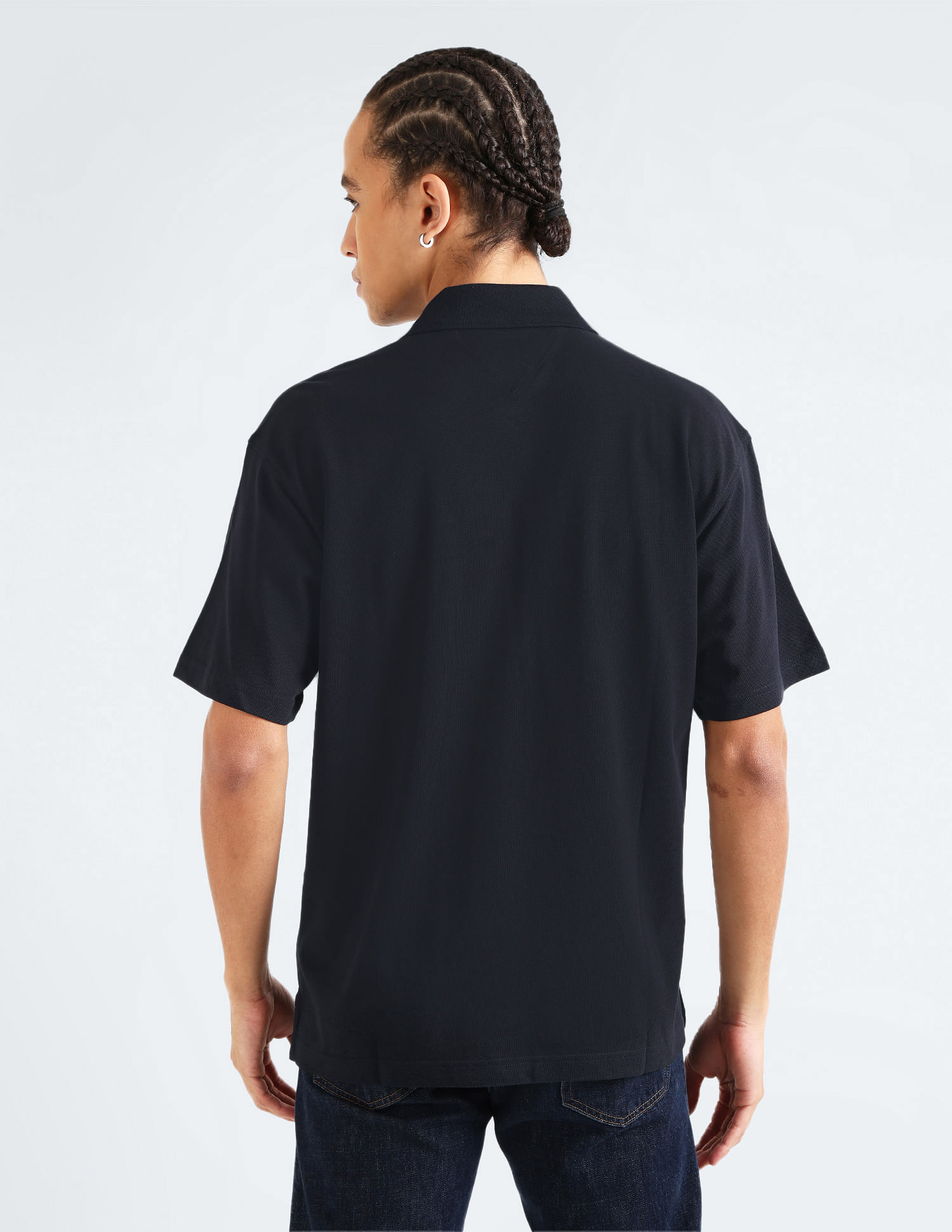 Tommy Hilfiger Organic Cotton Monogram Polo Shirt