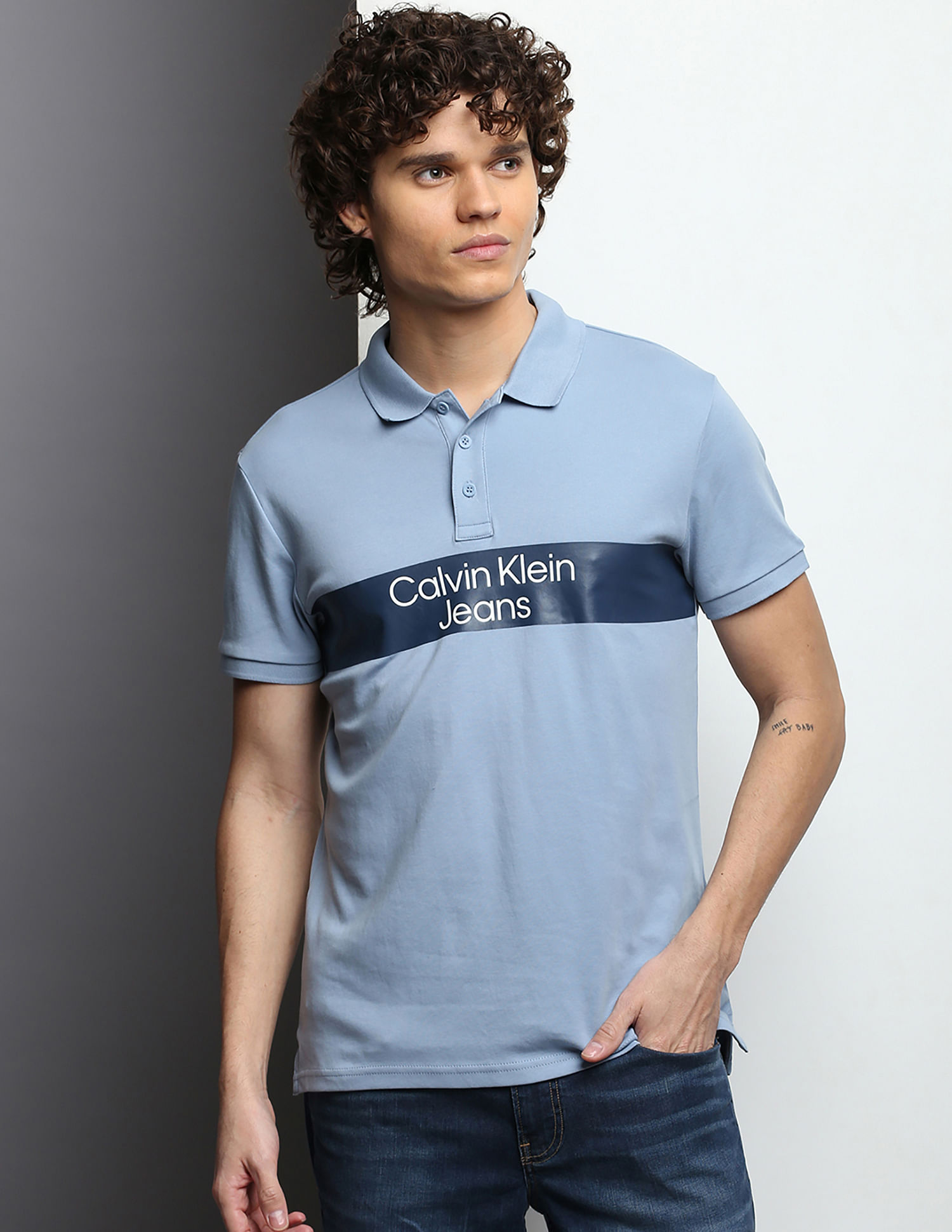 Calvin klein jeans polo shops shirt