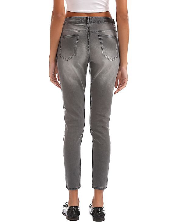 Flying Machine Women Stone Wash Skinny Jeans