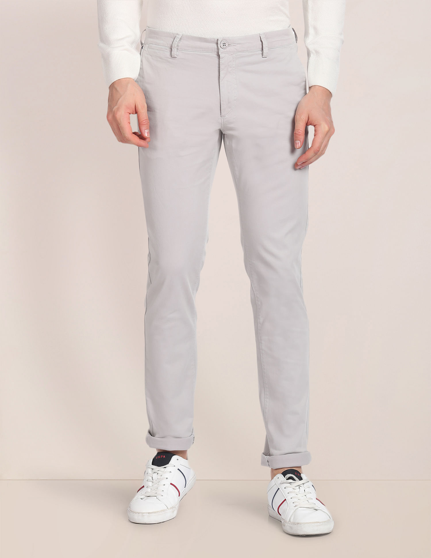 U.S. Polo Assn. Denver Slim Fit Solid trousers