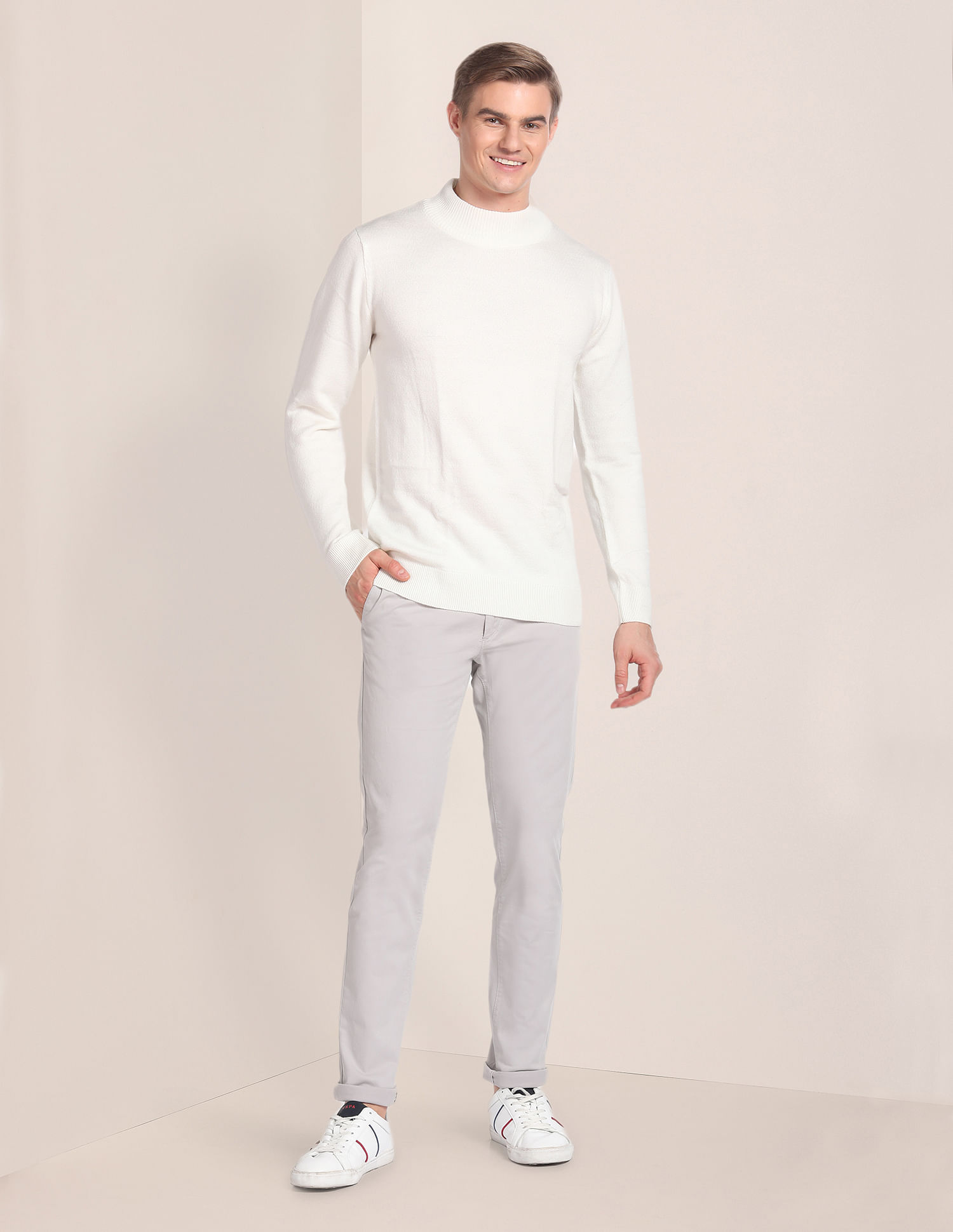 U.S. Polo Assn. Denver Slim Fit Solid trousers
