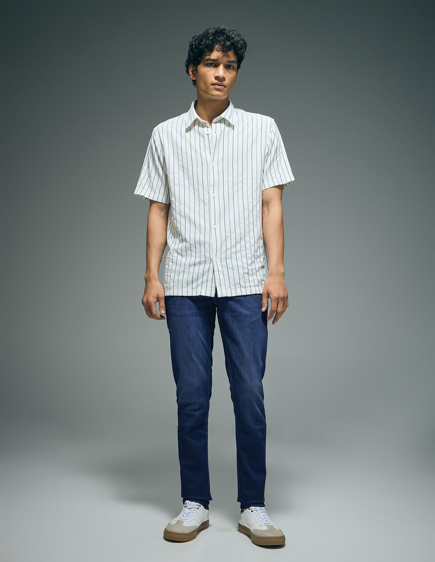 Flying Machine Jackson Skinny Fit Stone Washed Jeans