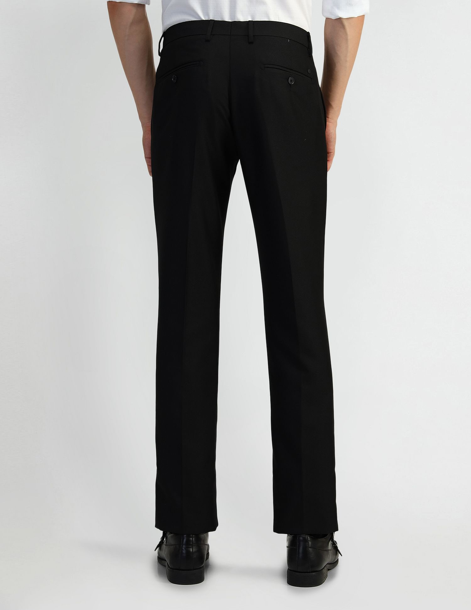 Arrow Mid Rise Tapered Fit Trousers