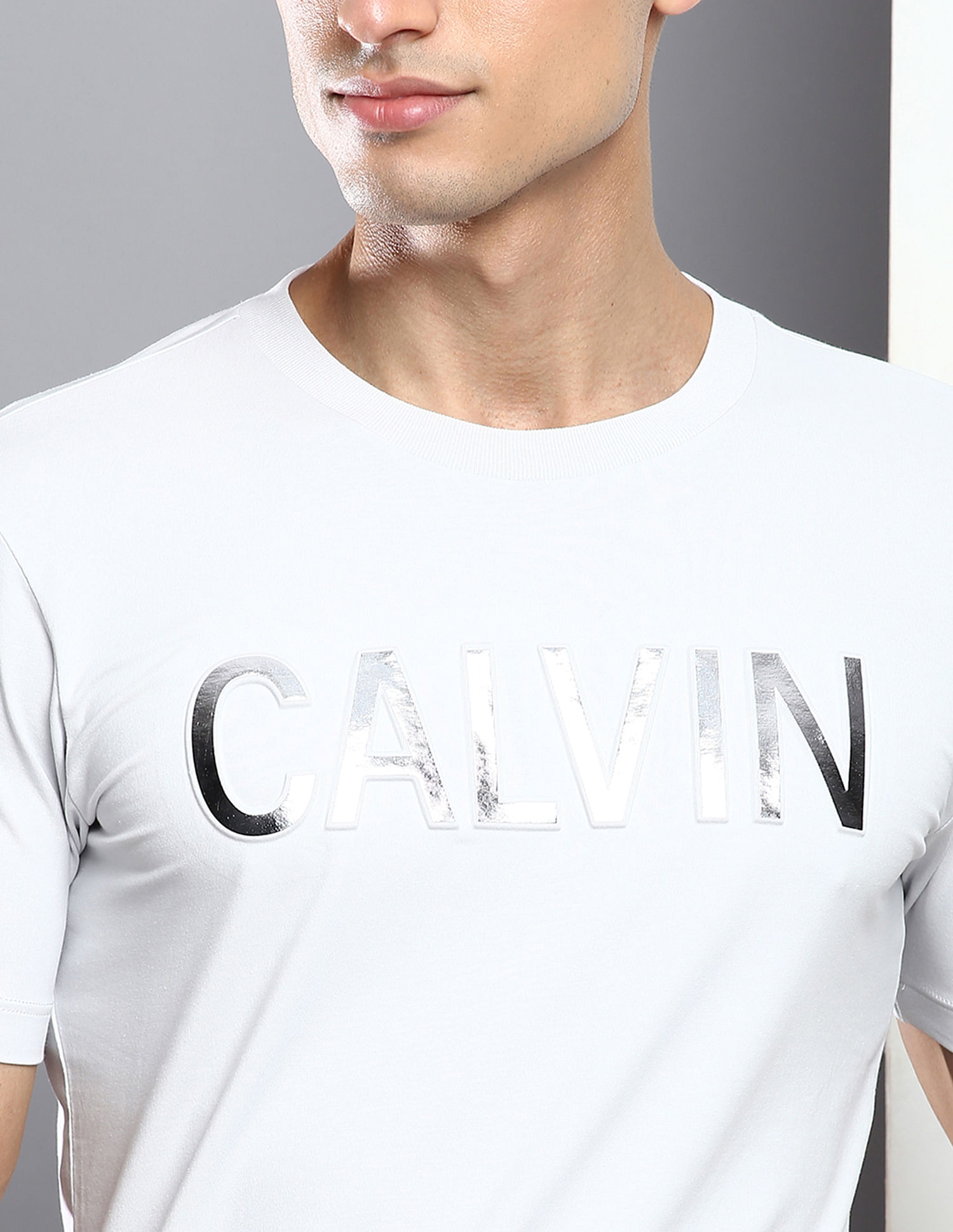 Calvin klein reflective t 2024 shirt