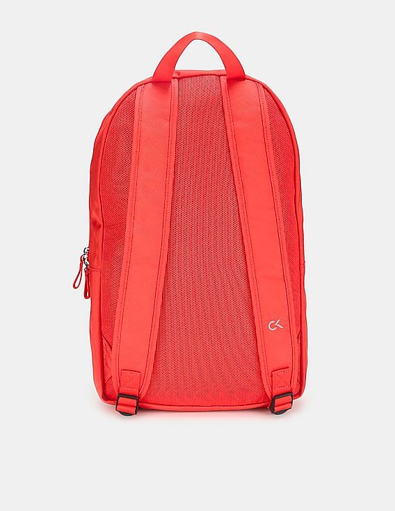 Buy Calvin Klein Men Red Textured Laptop Backpack NNNOW