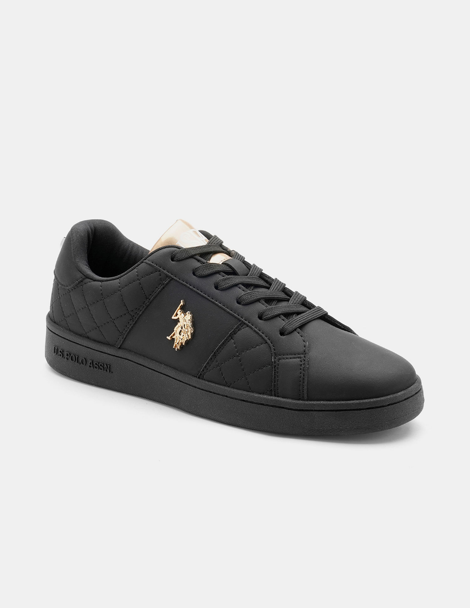 U.S. Polo Assn. Women Simone 3.0 Metallic Logo Sneakers