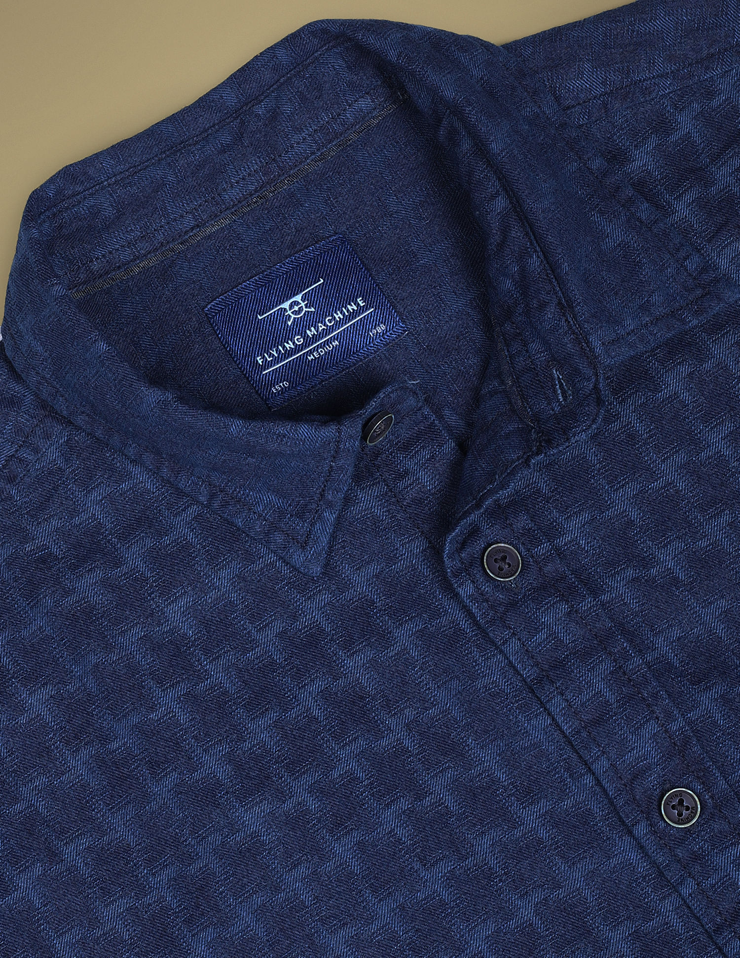 Flying Machine Cotton Slim Fit Shirt