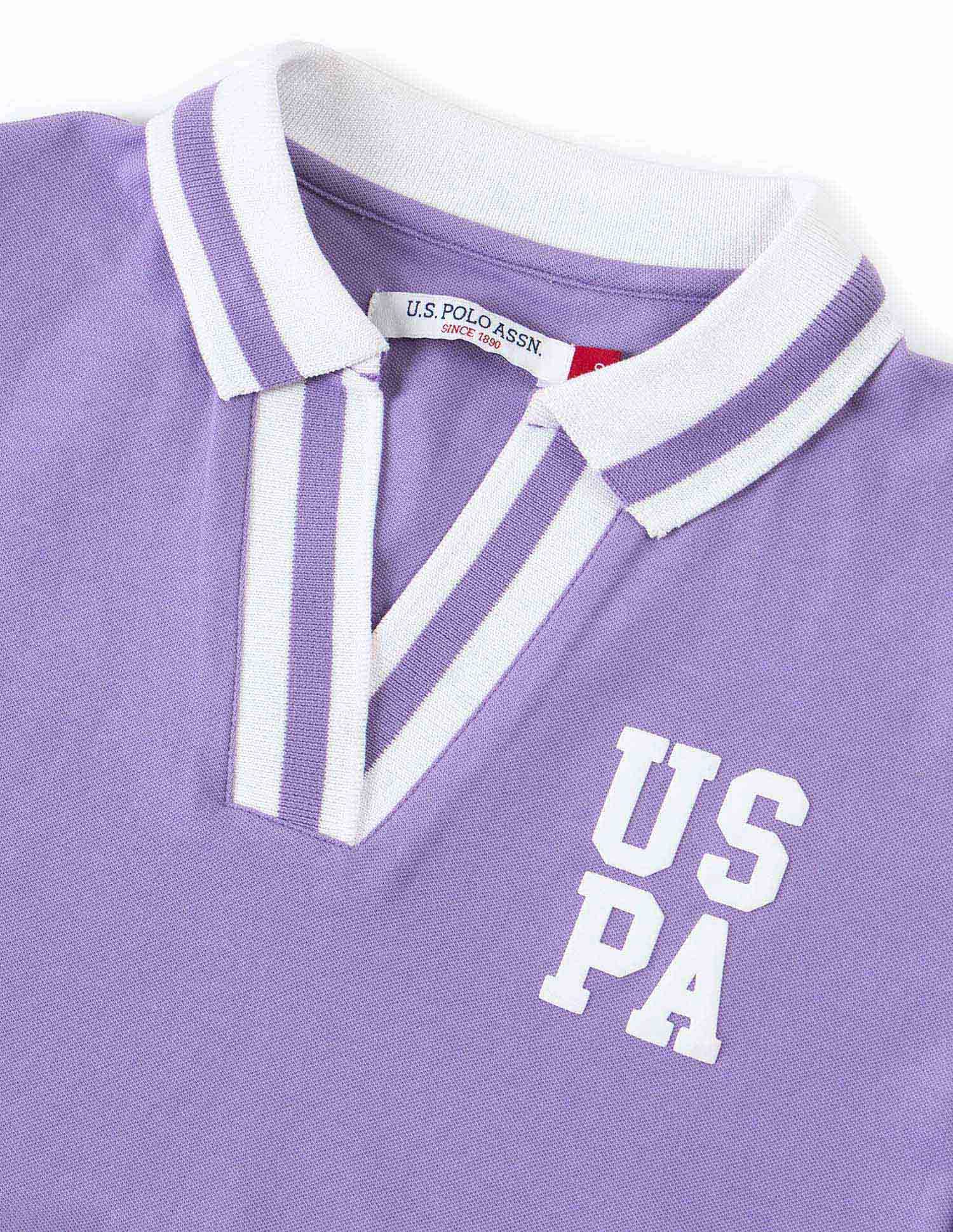 Buy U.S. Polo Assn. Women Regular Fit Tipped Collar Polo
