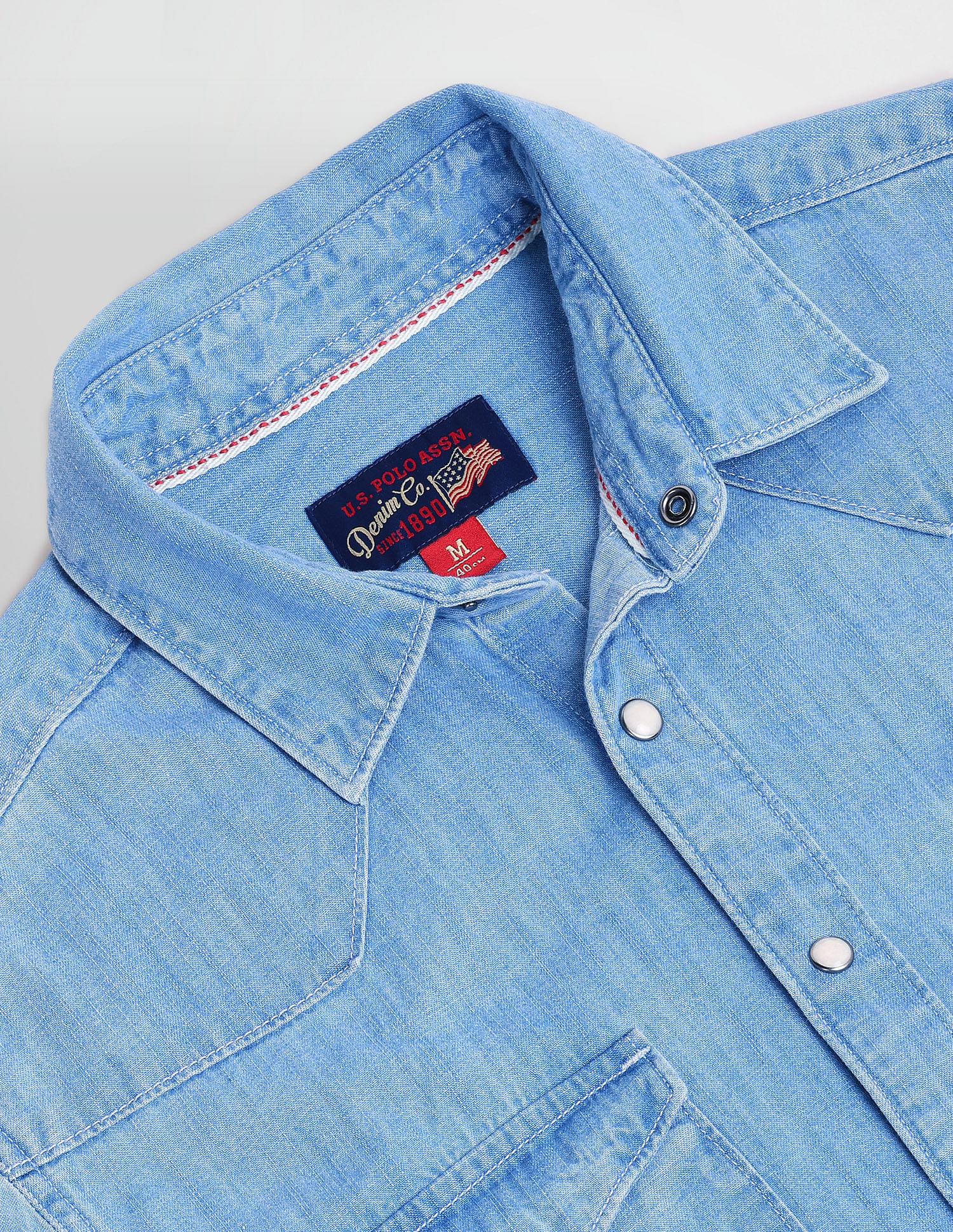 U.S. Polo Assn. Denim Co. Washed Slim Fit Shirt