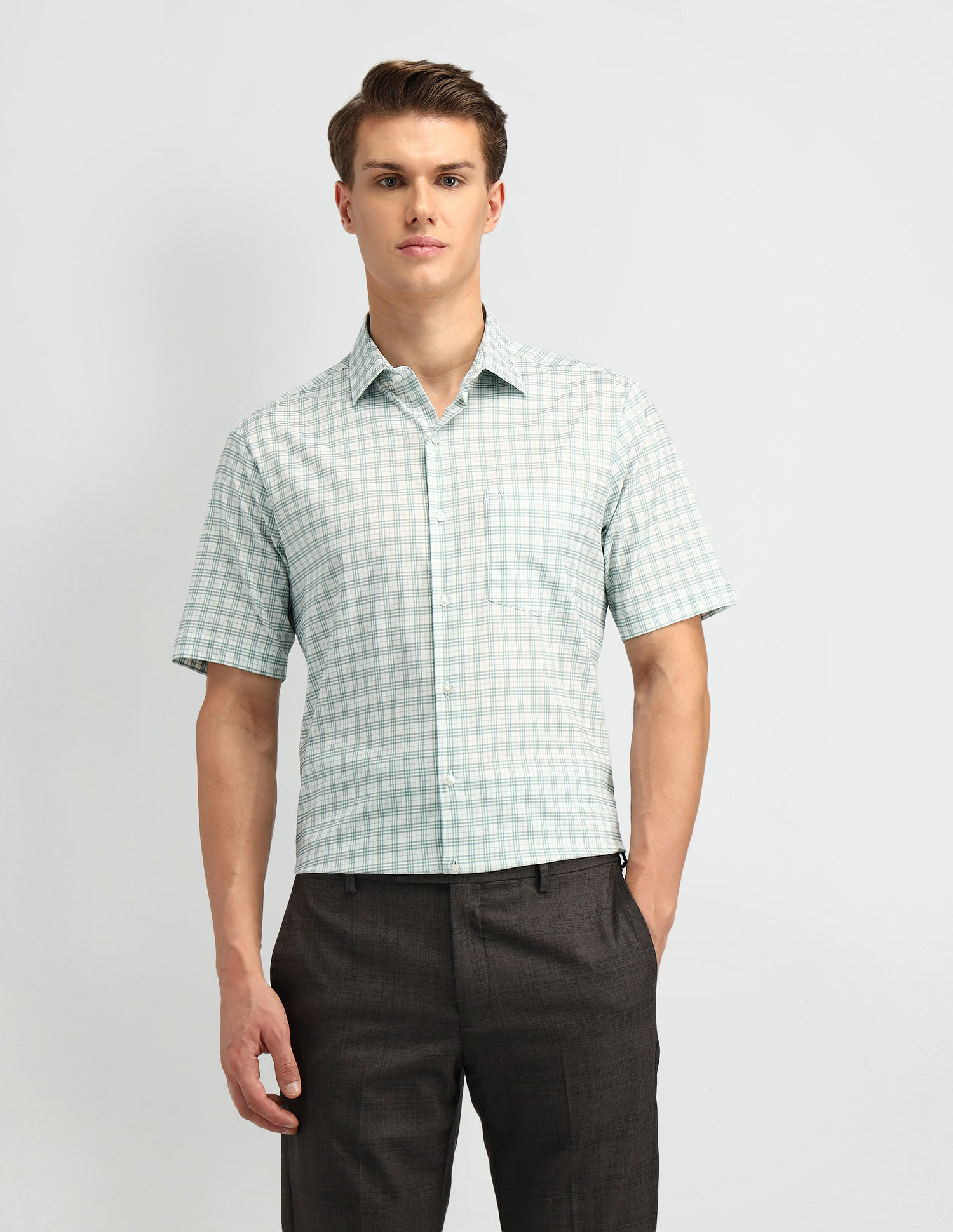 Arrow Dobby All-Over Pattern Shirt