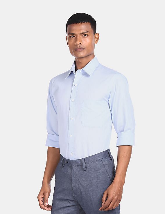 Arrow Spread Collar Pin Stripe Shirt