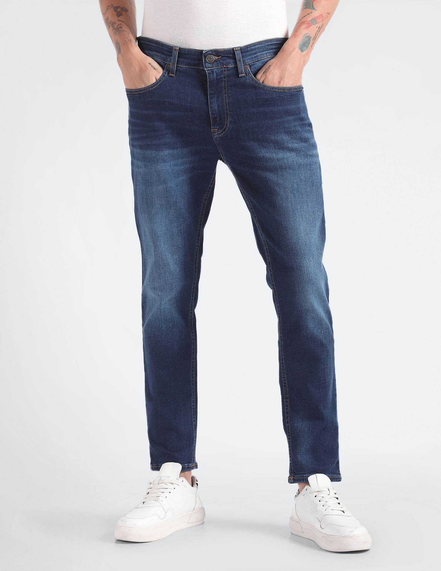Tommy Hilfiger Austin Slim Tapered Stone Wash Jeans