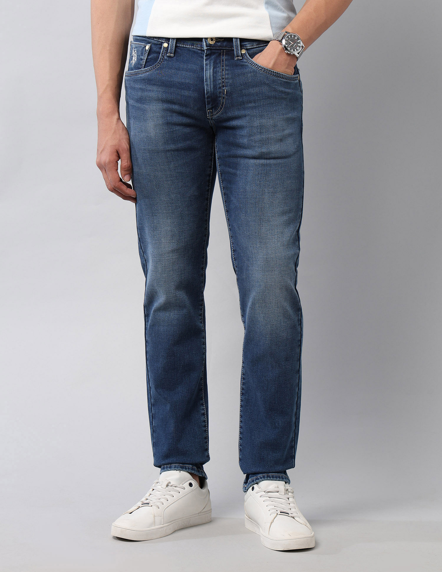 U.S. Polo Assn. Denim Co. Regallo Skinny Fit Blue Jeans