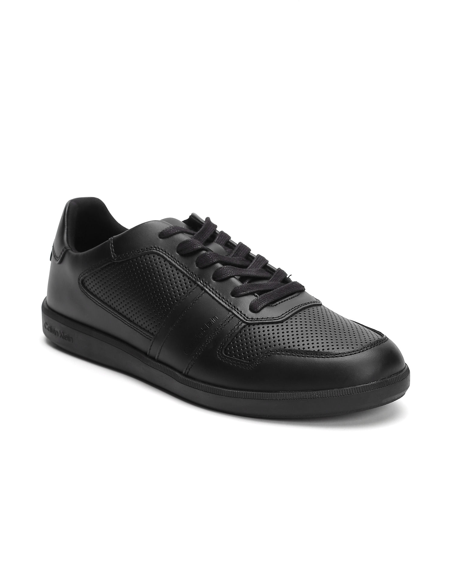 Buy Calvin Klein Men Leather Low Top Sneakers NNNOW