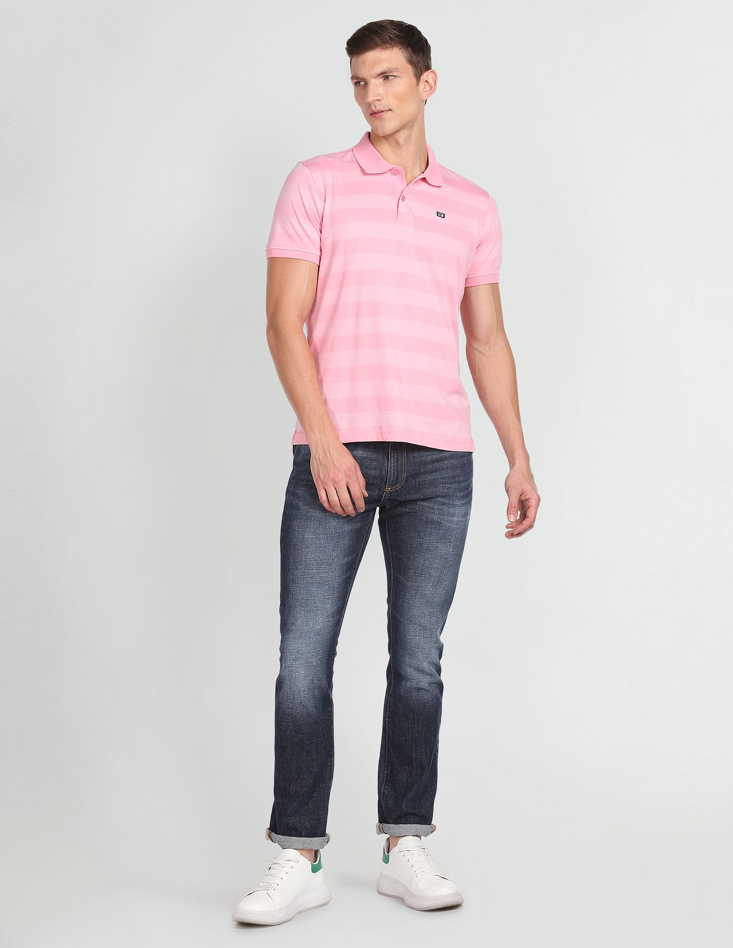 Jersey knit hotsell polo shirts